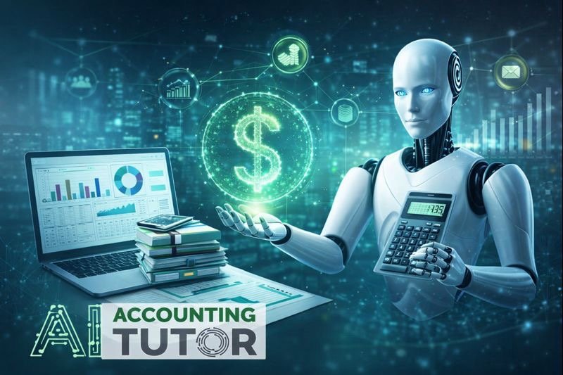 AI accounting software helping accountants automate bookkeeping and financial analysis

